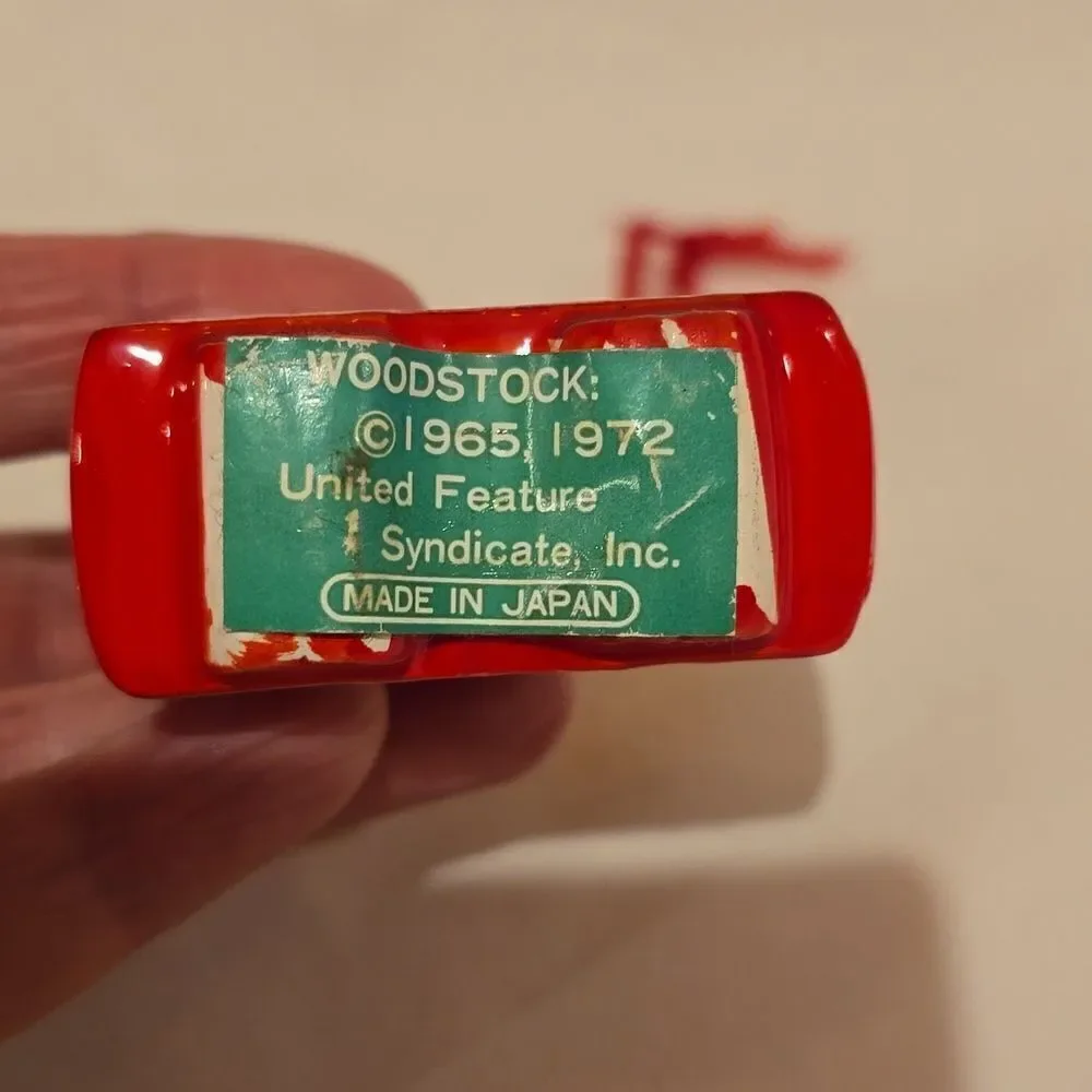 Vintage Peanuts Christmas Ornament! Woodstock 1972.